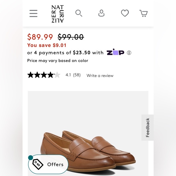 Naturalized Milo Loafer (like new!) - Picture 5 of 5